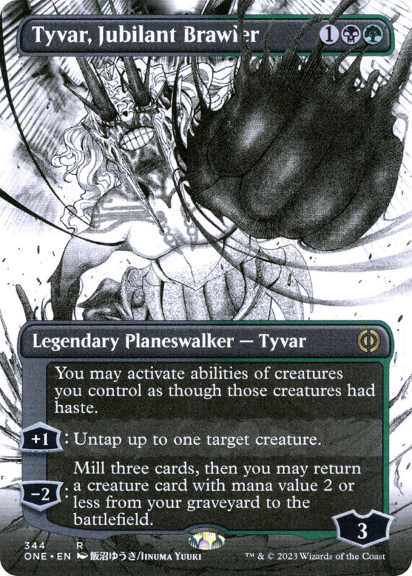 Tyvar, Jubilant Brawler (Borderless Manga) [Phyrexia: All Will Be One] Online