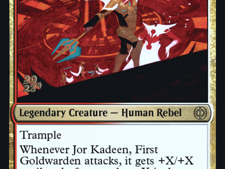 Jor Kadeen, First Goldwarden [Phyrexia: All Will Be One Prerelease Promos] Hot on Sale