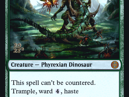 Tyrranax Rex [Phyrexia: All Will Be One Prerelease Promos] Fashion