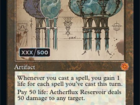 Aetherflux Reservoir (Retro Schematic) (Serialized) [The Brothers  War Retro Artifacts] Discount