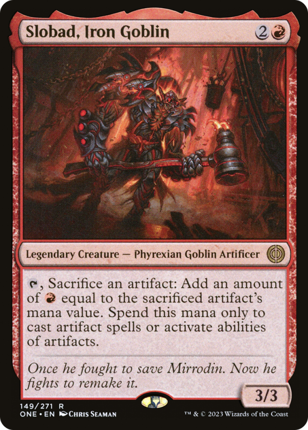 Slobad, Iron Goblin [Phyrexia: All Will Be One] Online