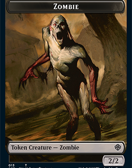 Zombie    Zombie Knight Double-Sided Token [Starter Commander Decks] For Sale