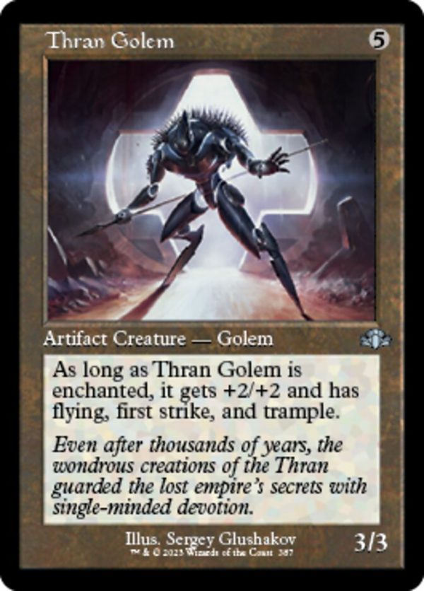 Thran Golem (Retro) [Dominaria Remastered] Online Sale