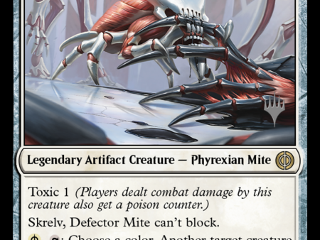 Skrelv, Defector Mite (Promo Pack) [Phyrexia: All Will Be One Promos] Sale