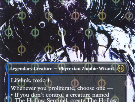 Venser, Corpse Puppet (Borderless Ichor Step-and-Compleat Foil) [Phyrexia: All Will Be One] Online Hot Sale