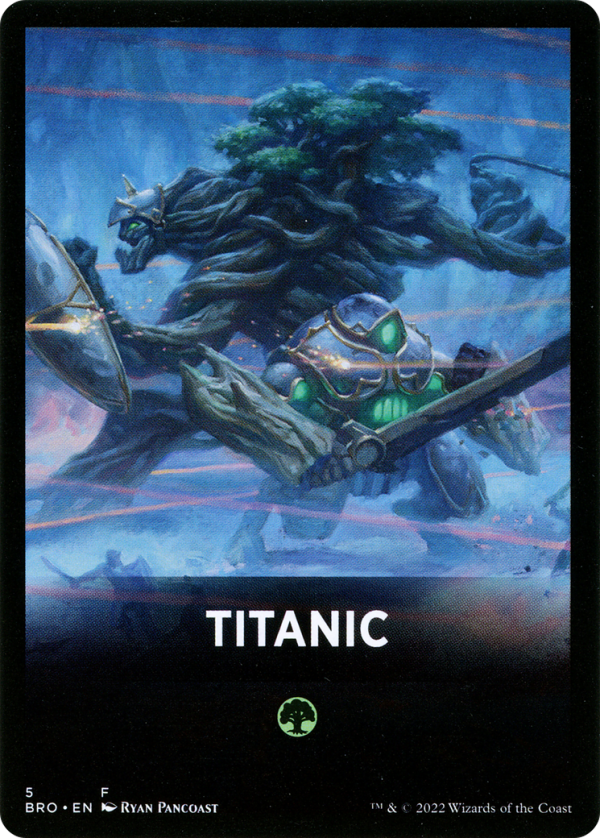 Titanic Theme Card [The Brothers  War Tokens] For Cheap