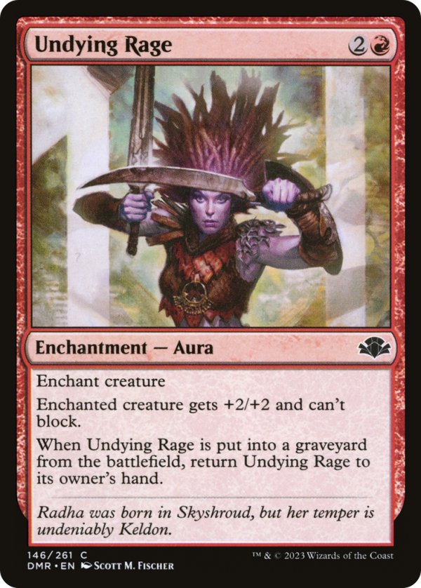 Undying Rage [Dominaria Remastered] Online Hot Sale