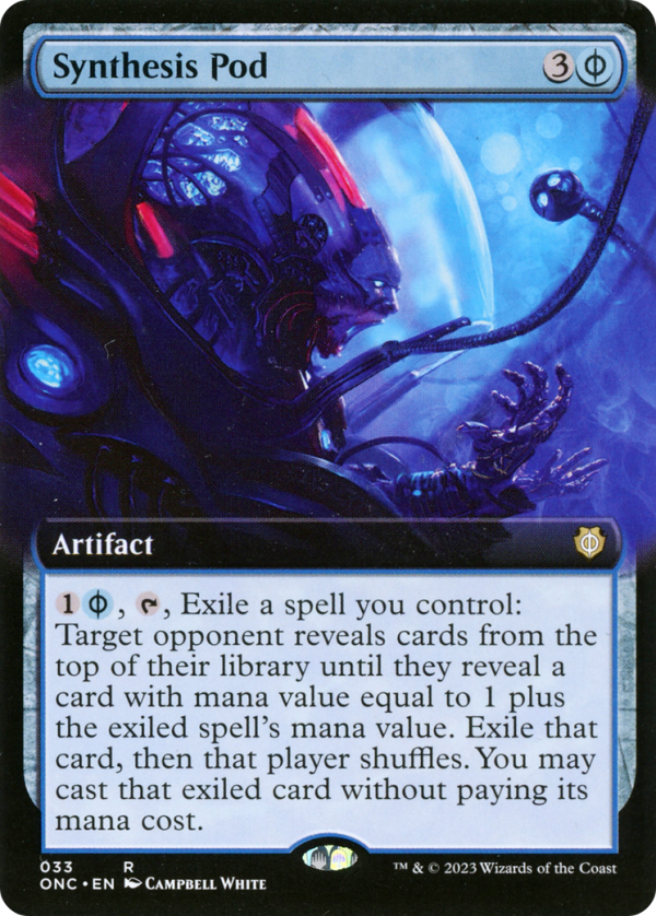 Synthesis Pod (Extended Art) [Phyrexia: All Will Be One Commander] Cheap