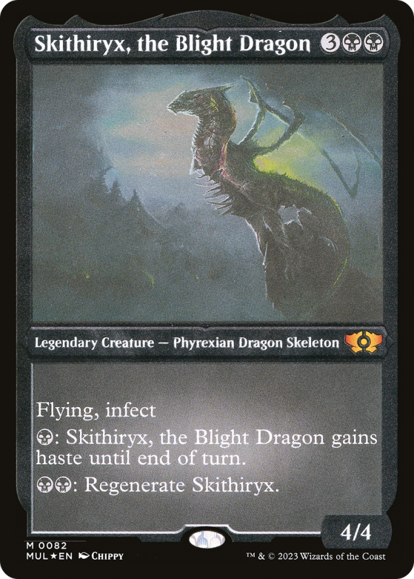 Skithiryx, the Blight Dragon (Foil Etched) [Multiverse Legends] Online Hot Sale