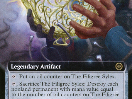 The Filigree Sylex (Extended Art) [Phyrexia: All Will Be One] For Sale