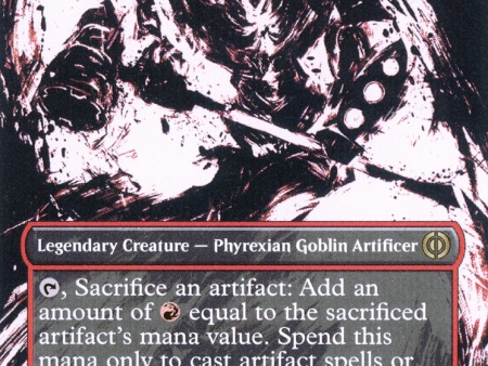 Slobad, Iron Goblin (Borderless Ichor) [Phyrexia: All Will Be One] Cheap