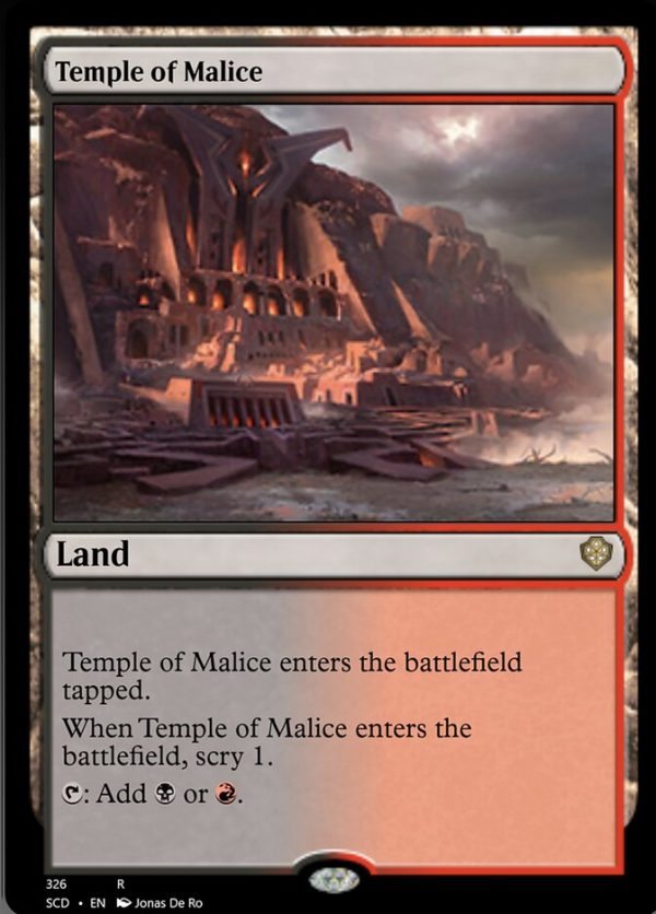 Temple of Malice [Starter Commander Decks] Fashion