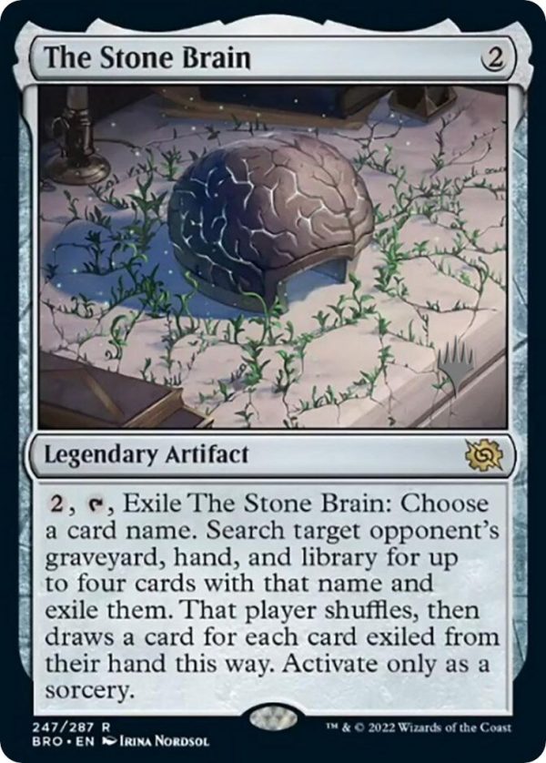 The Stone Brain (Promo Pack) [The Brothers  War Promos] Cheap