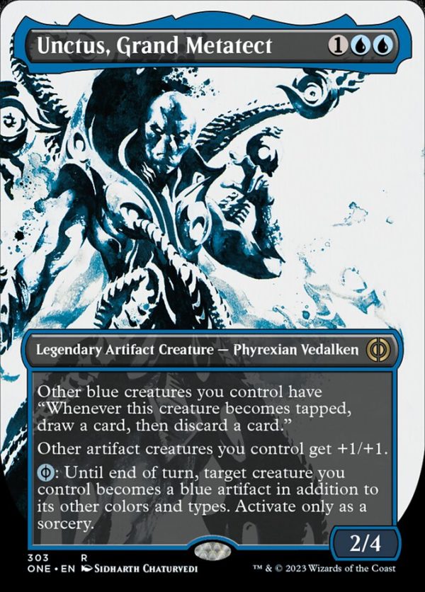 Unctus, Grand Metatect (Borderless Ichor) [Phyrexia: All Will Be One] Sale