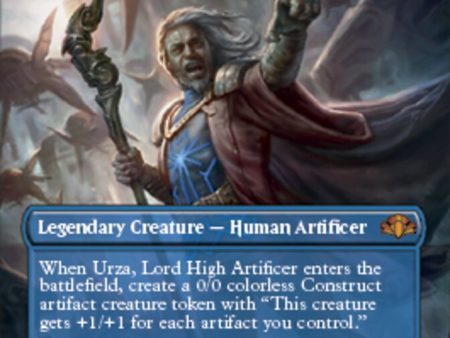 Urza, Lord High Artificer (Borderless Alternate Art) [Dominaria Remastered] Supply