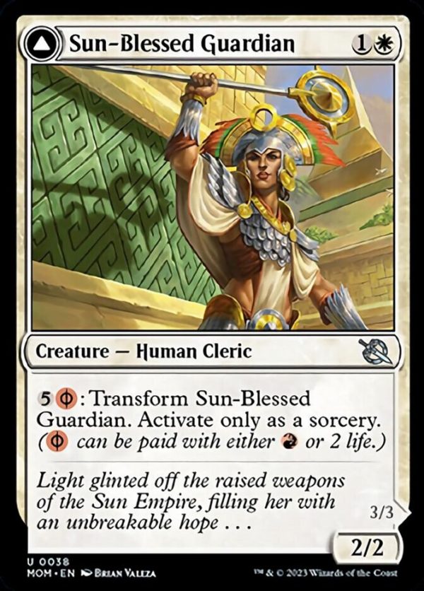 Sun-Blessed Guardian    Furnace-Blessed Conqueror [March of the Machine] For Discount