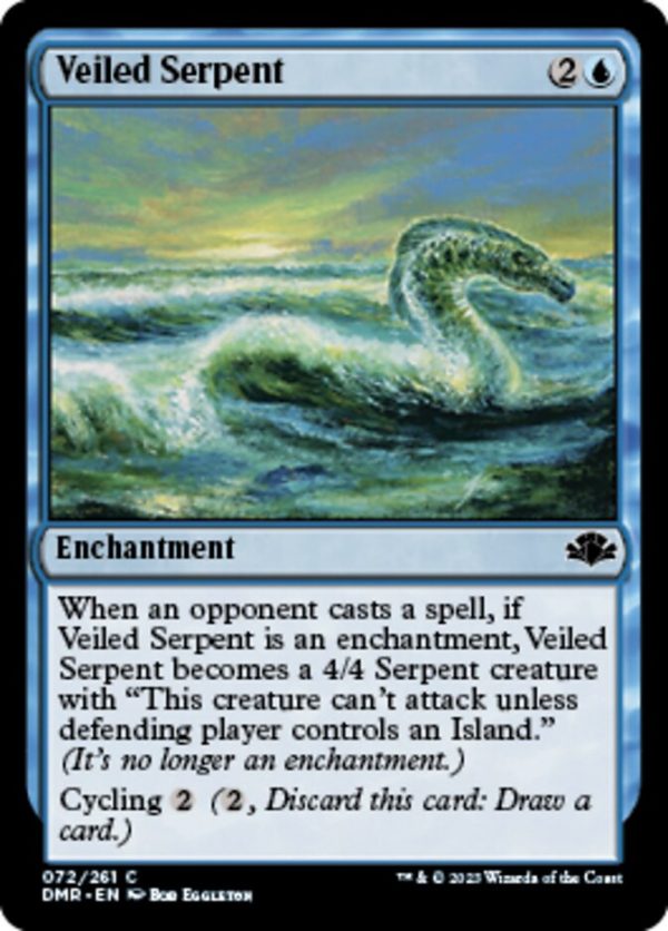 Veiled Serpent [Dominaria Remastered] For Sale