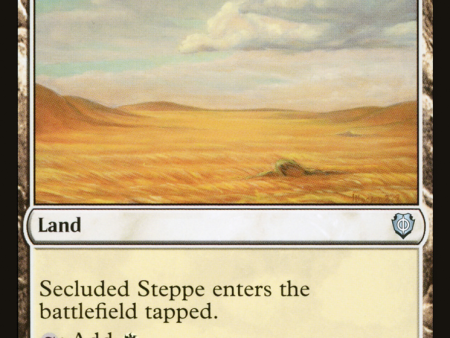 Secluded Steppe [Phyrexia: All Will Be One Commander] For Sale