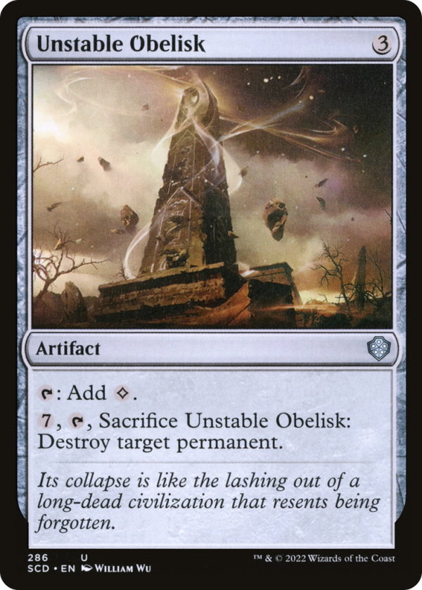 Unstable Obelisk [Starter Commander Decks] Hot on Sale