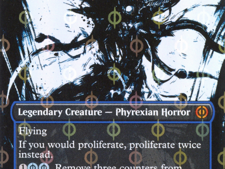 Tekuthal, Inquiry Dominus (Borderless Ichor Step-and-Compleat Foil) [Phyrexia: All Will Be One] Discount