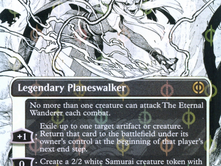 The Eternal Wanderer (Borderless Manga Step-and-Compleat Foil) [Phyrexia: All Will Be One] Supply