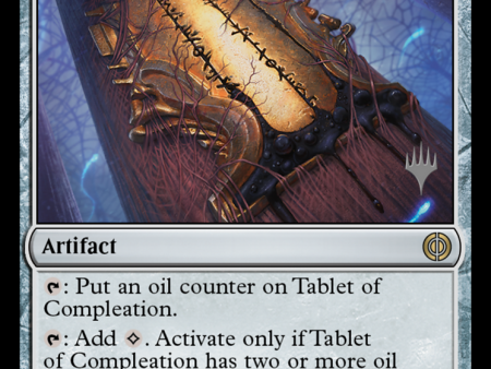 Tablet of Compleation (Promo Pack) [Phyrexia: All Will Be One Promos] Discount