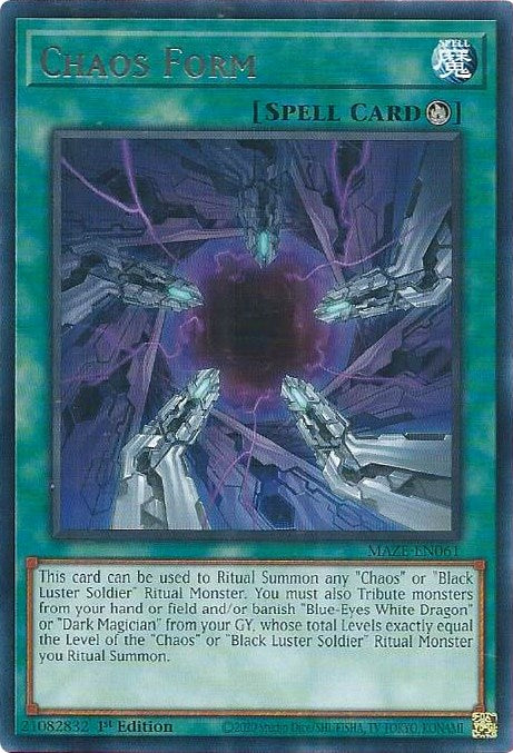 Chaos Form [MAZE-EN061] Rare For Sale