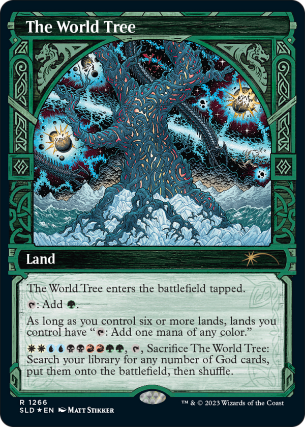 The World Tree (Halo Foil) [Secret Lair Drop Series] Sale