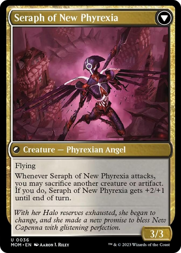 Seraph of New Capenna    Seraph of New Phyrexia [March of the Machine] Supply