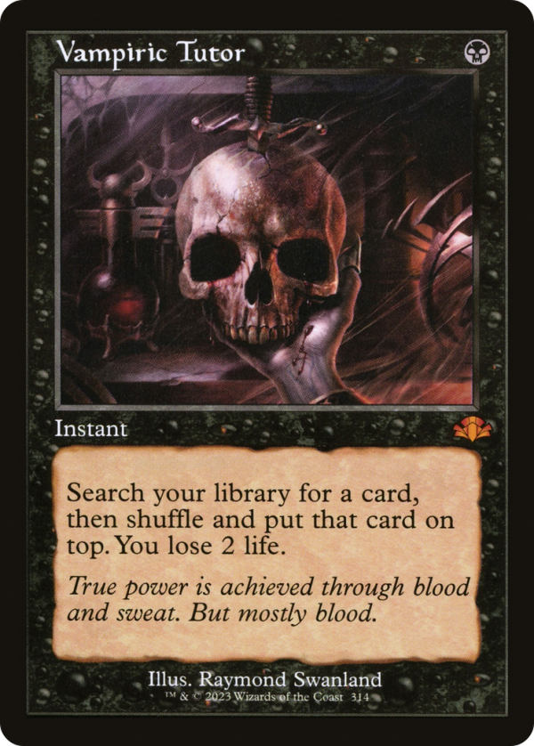 Vampiric Tutor (Retro) [Dominaria Remastered] Online Hot Sale