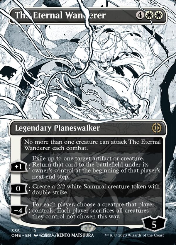 The Eternal Wanderer (Borderless Manga) [Phyrexia: All Will Be One] Discount