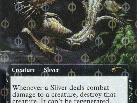 Toxin Sliver (Extended Art) (Step-and-Compleat Foil) [Secret Lair Drop Promos] on Sale