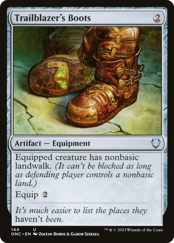 Trailblazer s Boots [Phyrexia: All Will Be One Commander] Fashion