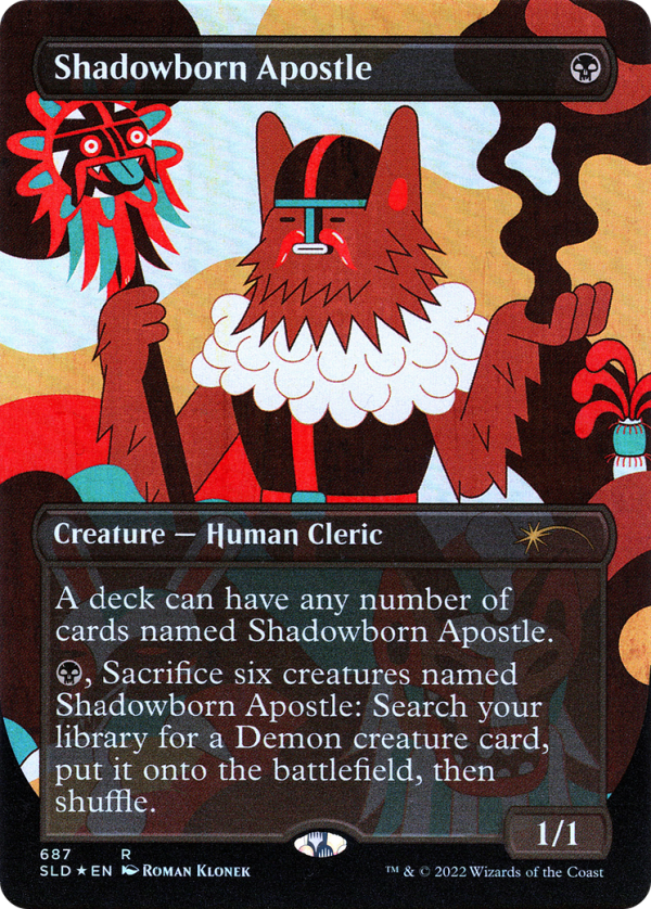 Shadowborn Apostle (687) (Borderless) [Secret Lair Drop Promos] Online Hot Sale