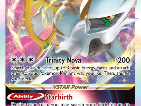 Arceus VSTAR (123 172) (Metal Card) [Sword & Shield: Brilliant Stars] Hot on Sale