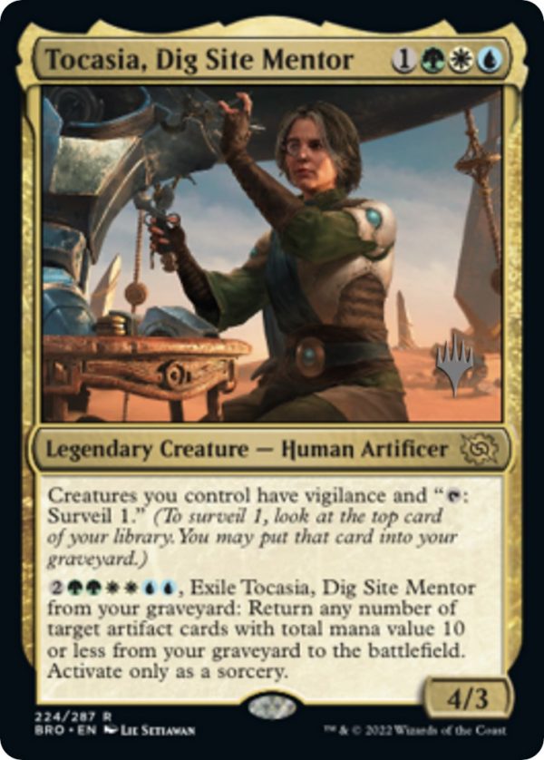 Tocasia, Dig Site Mentor (Promo Pack) [The Brothers  War Promos] For Discount