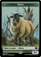 Zombie    Sheep Double-Sided Token [Dominaria Remastered Tokens] Sale