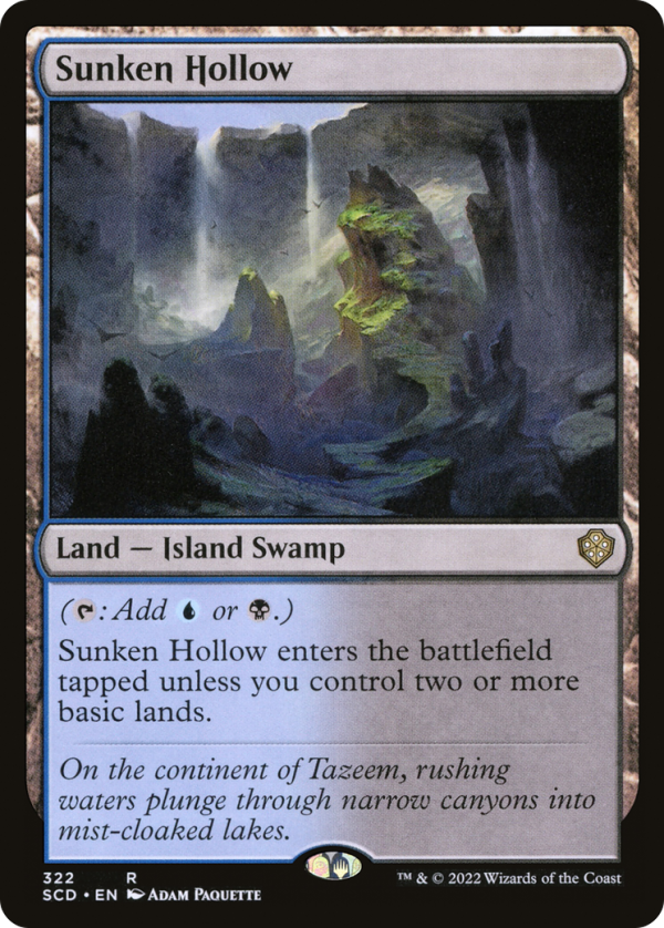 Sunken Hollow [Starter Commander Decks] Discount