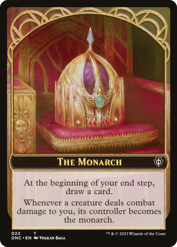 The Monarch    Golem Double-Sided Token [Phyrexia: All Will Be One Commander Tokens] Online