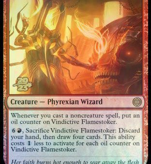 Vindictive Flamestoker [Phyrexia: All Will Be One Prerelease Promos] Sale