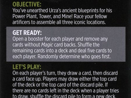 Urza s Blueprints (Magic Minigame) [The Brothers  War Minigame] For Discount