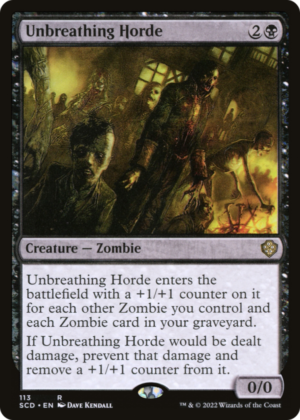 Unbreathing Horde [Starter Commander Decks] Fashion