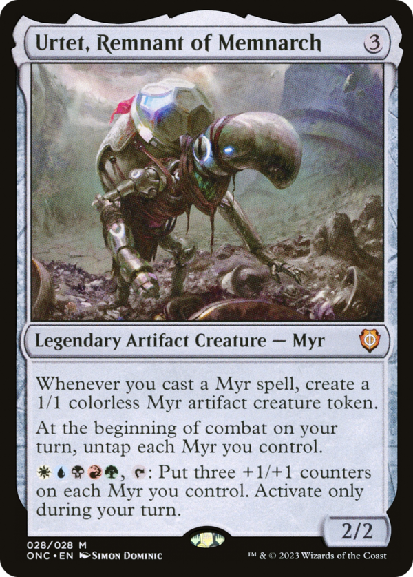 Urtet, Remnant of Memnarch [Phyrexia: All Will Be One Commander] on Sale