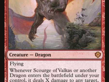 Scourge of Valkas [Starter Commander Decks] Sale