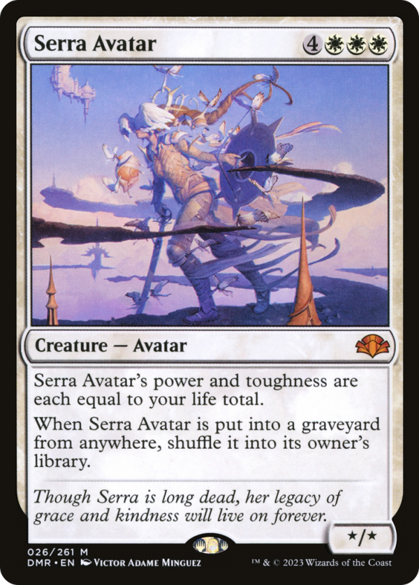 Serra Avatar [Dominaria Remastered] Discount