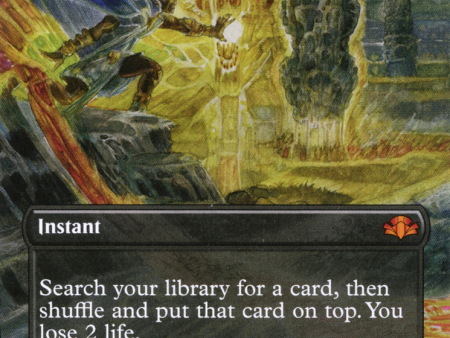 Vampiric Tutor (Borderless Alternate Art) [Dominaria Remastered] Hot on Sale