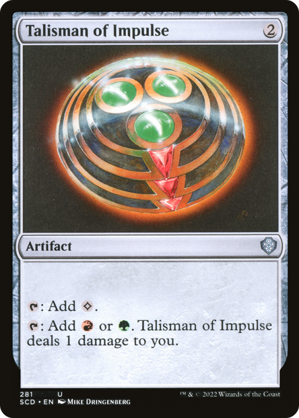 Talisman of Impulse [Starter Commander Decks] Cheap