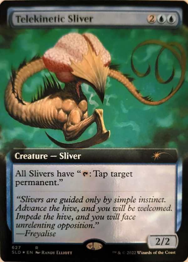 Telekinetic Sliver (Extended Art) [Secret Lair Drop Promos] Hot on Sale