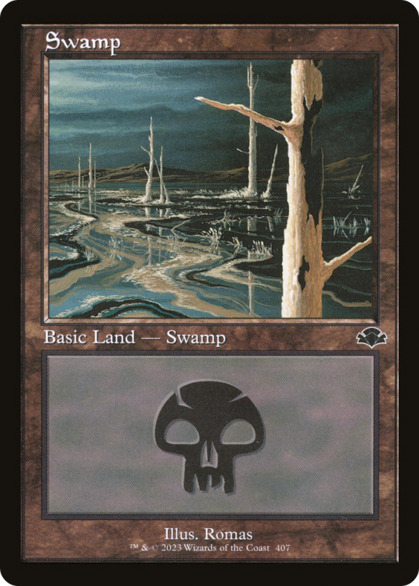 Swamp (407) (Retro) [Dominaria Remastered] Discount