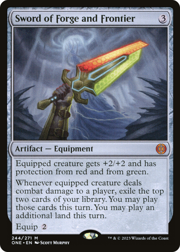 Sword of Forge and Frontier [Phyrexia: All Will Be One] For Discount